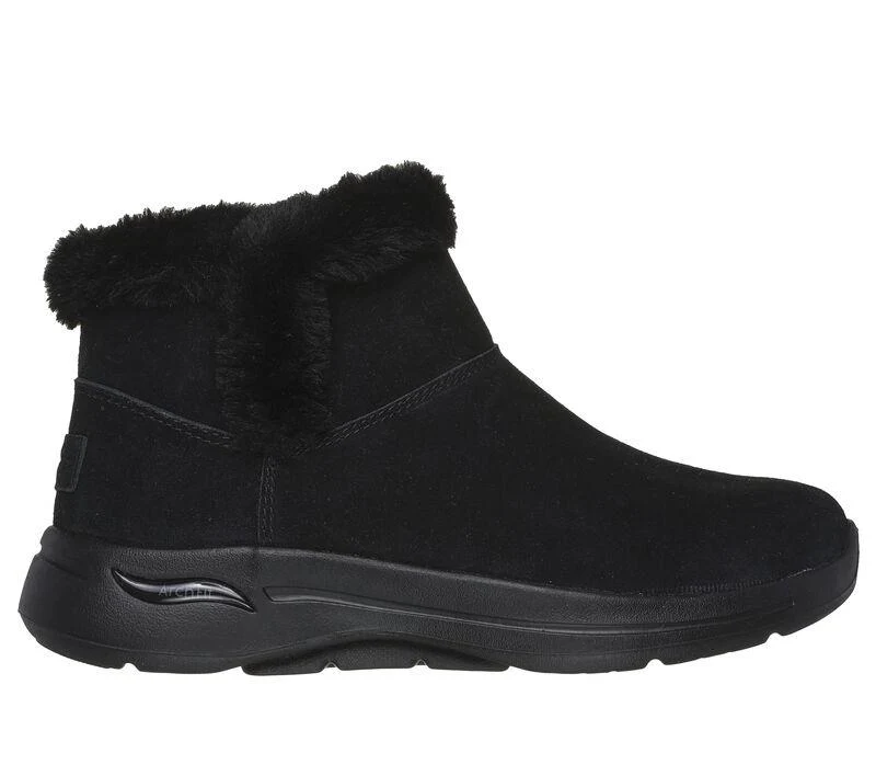 Women's Wide Fit Skechers 144400 Go Walk Arch Fit Cherish Boots – Bild 3