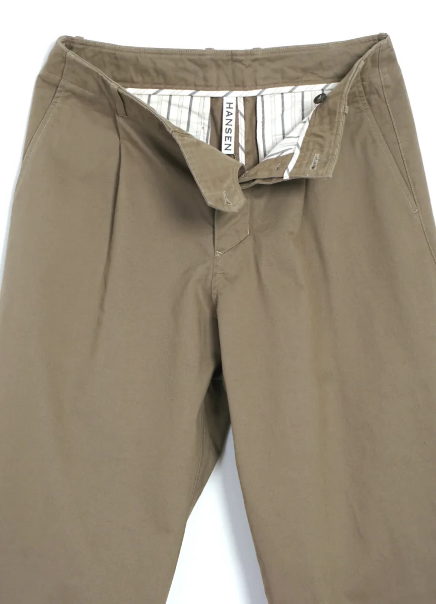 HANSEN - Hose Pleated Trousers BOBBY | beige – Bild 6