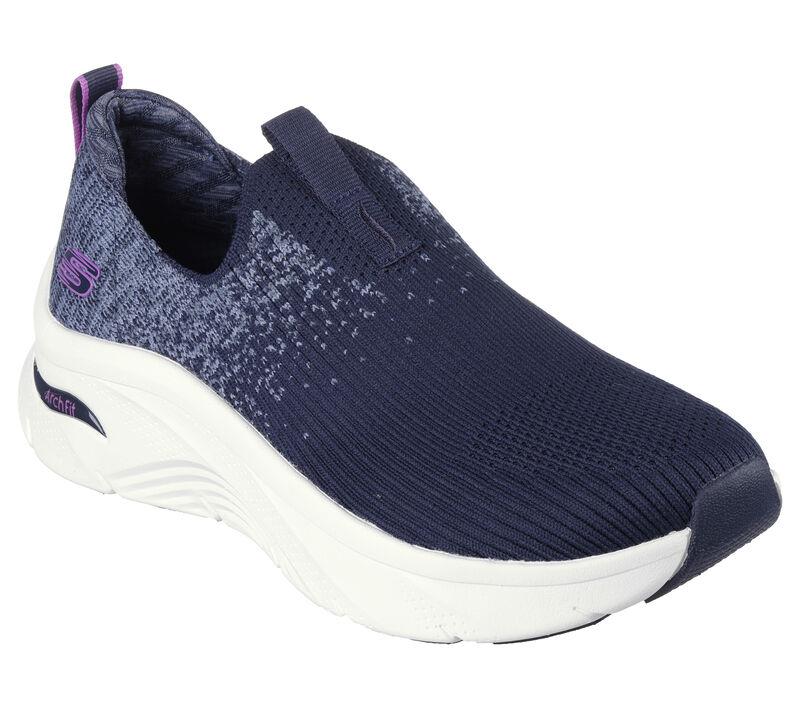 Women's Wide Fit Skechers Relaxed Fit 149684 Arch Fit Key Journey Sneakers – Bild 4