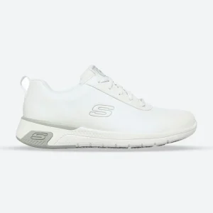 Women's Wide Fit Skechers 108010EC Marsing Gmina Relaxed Fit Sneakers