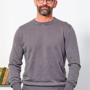 G.R.P. - Pullover PL 10 Linen | grey