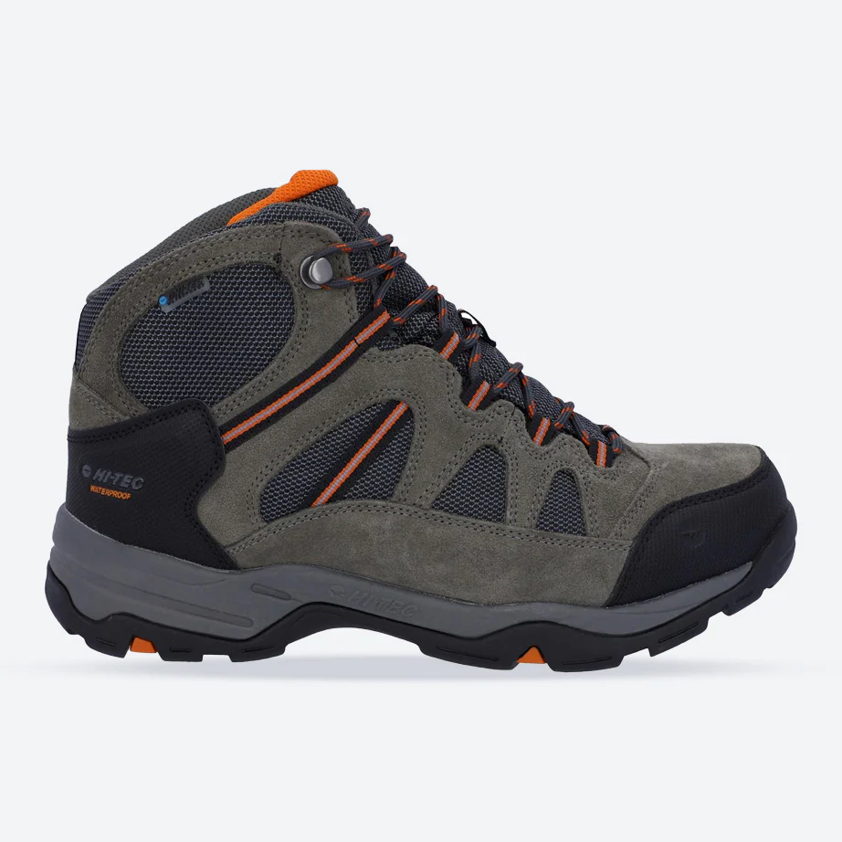 Men’s Wide Fit Hi-Tec Bandera II Hiking Boots – Charcoal/Graphite