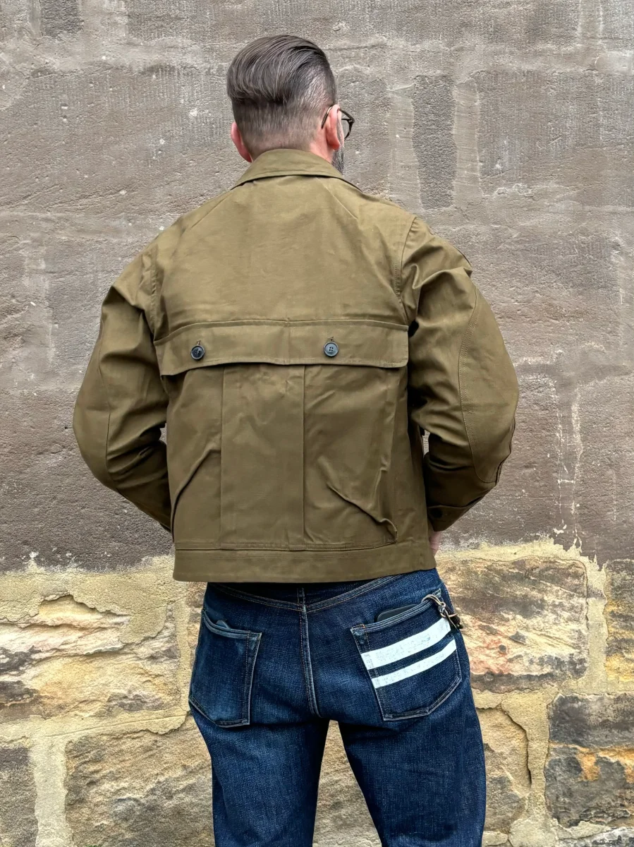 HANSEN – Jacke SHORT WIDE UTILITY JACKET DEXTER | printed khaki