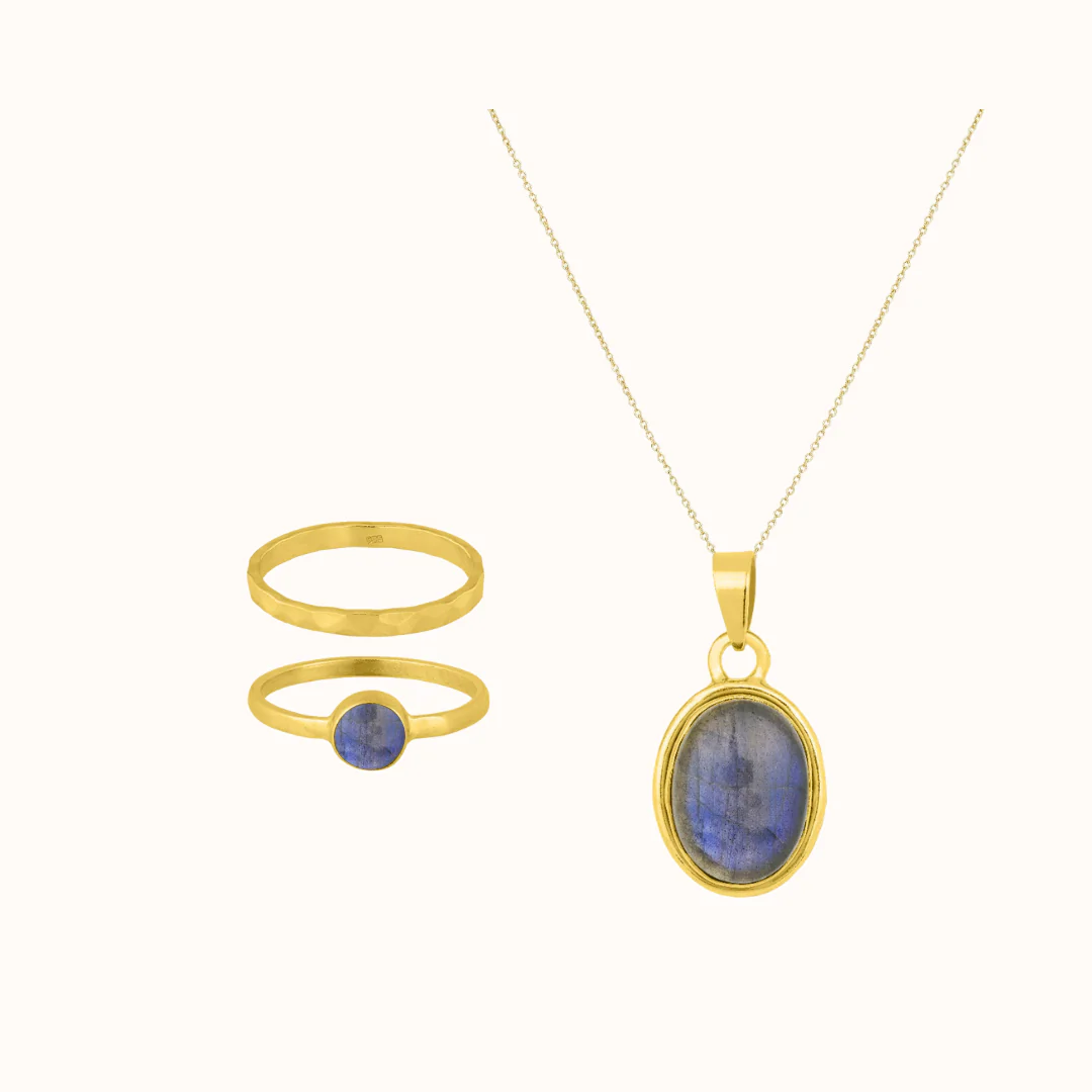 Aylin Labradorit Golden Set