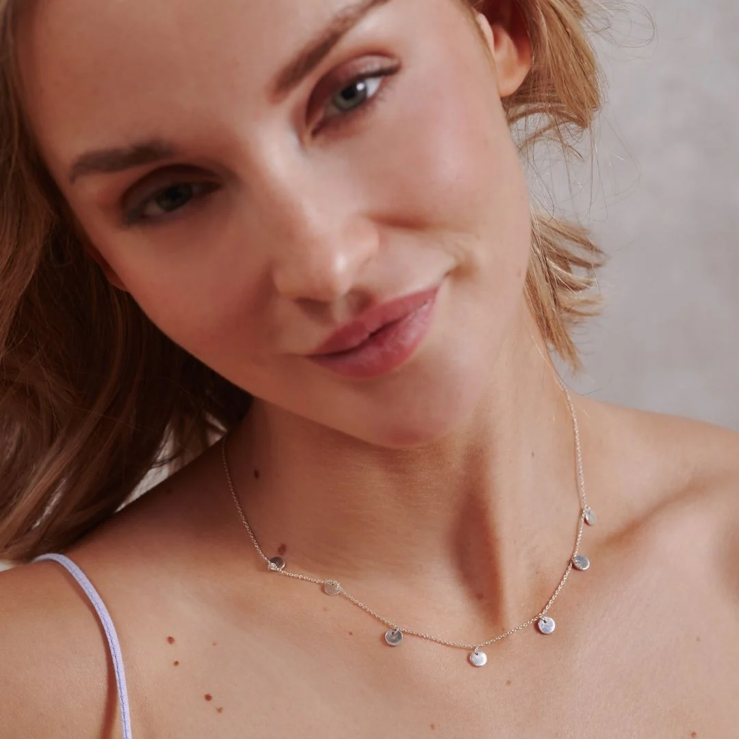 Dalia Kette Silber – Bild 3