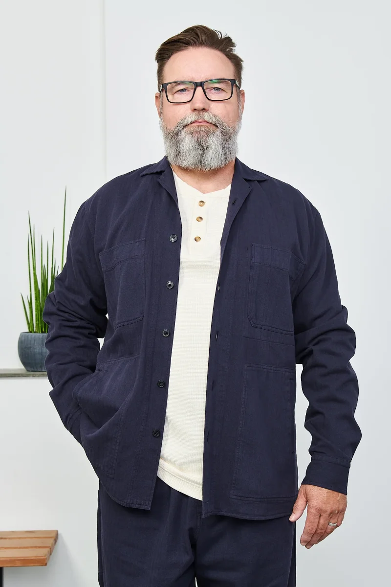 HANSEN – Overshirt SAMMO | navy
