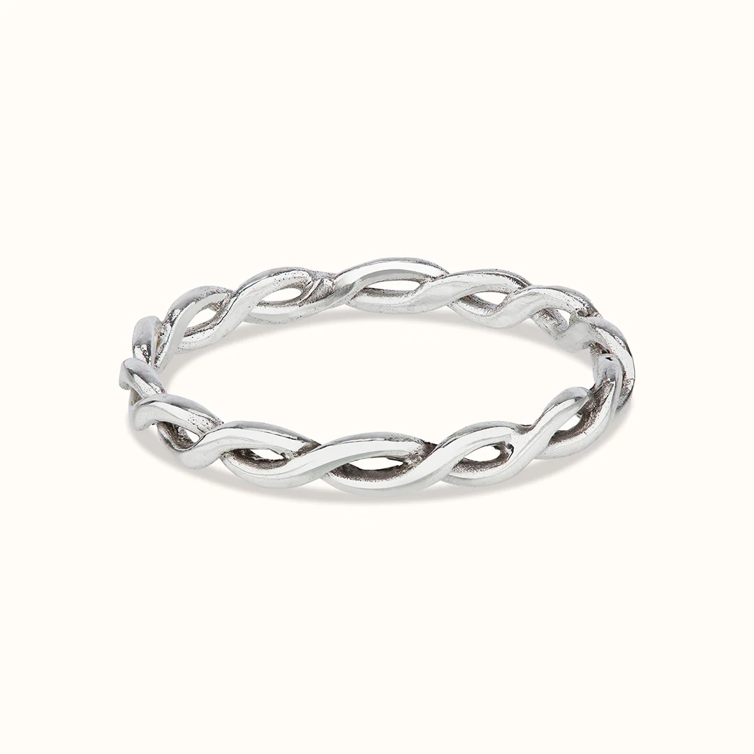 Infinity Ring Silber – Bild 2