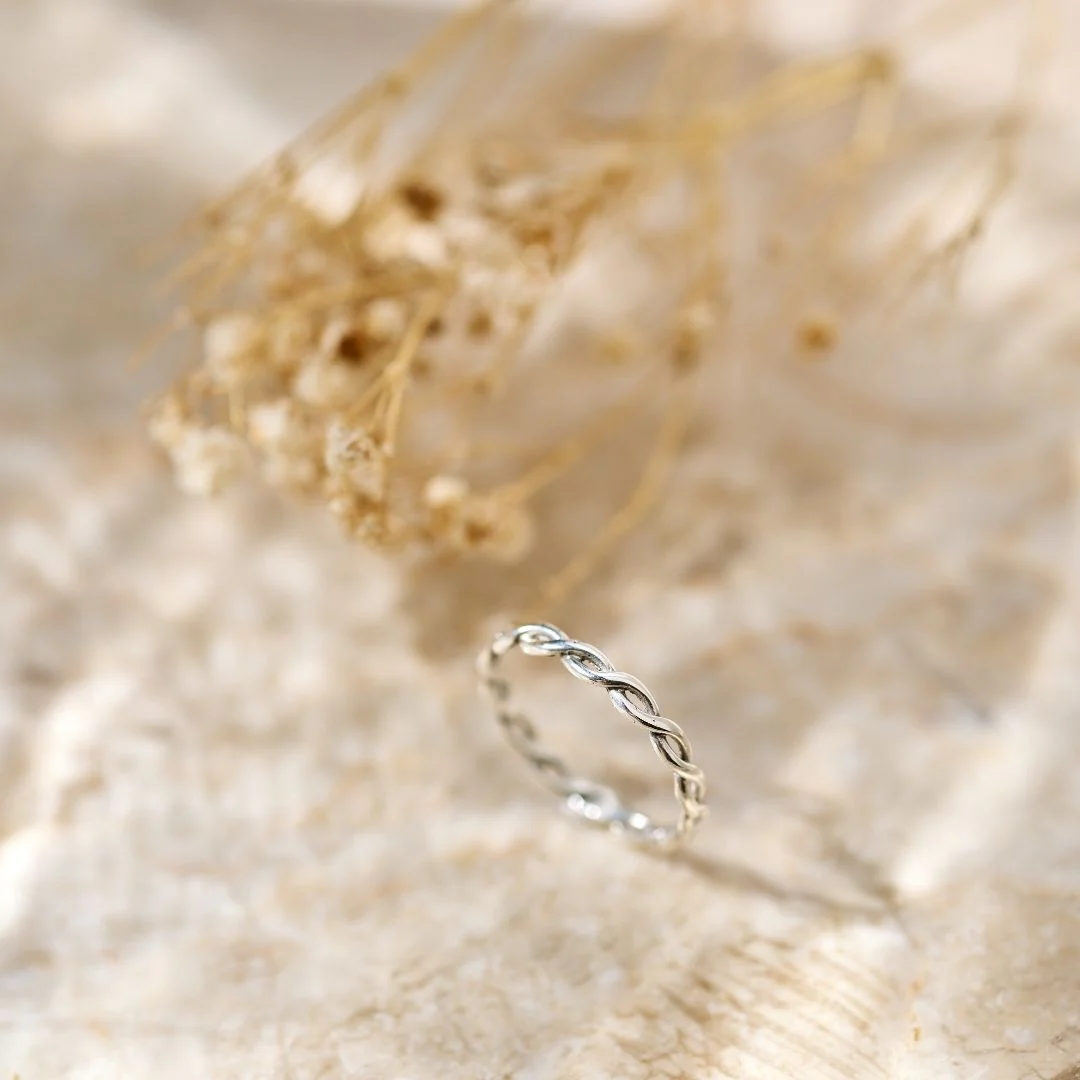 Infinity Ring Silber – Bild 3