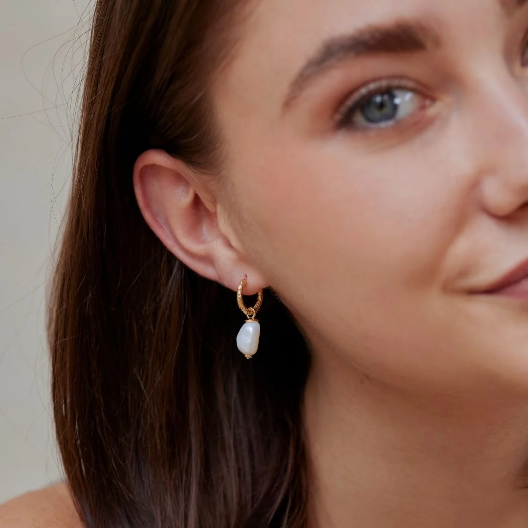 Perla Hoops Golden – Bild 3