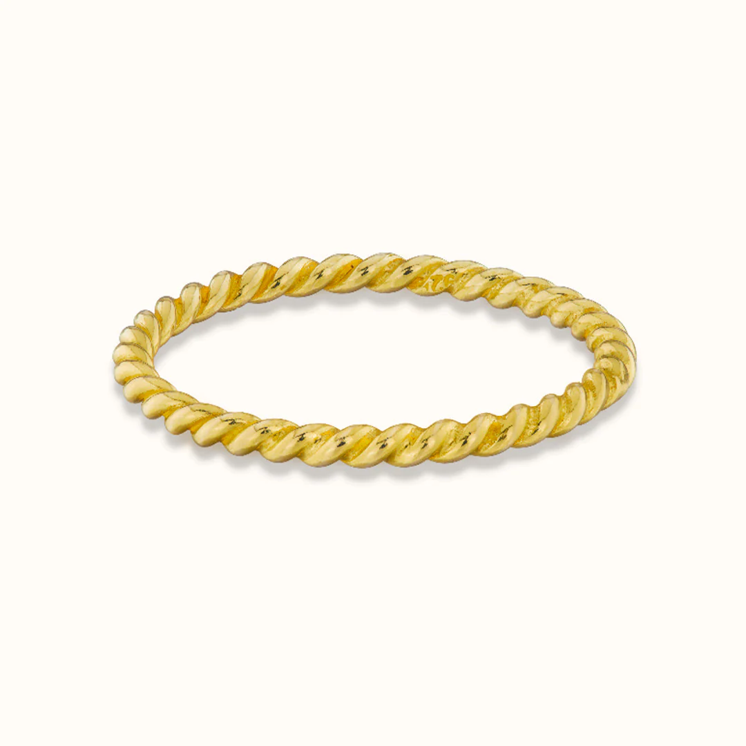 Twist Ring Golden