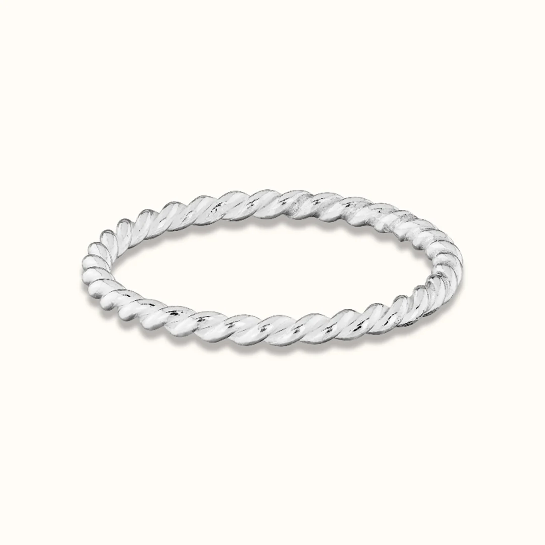 Twist Ring Silber