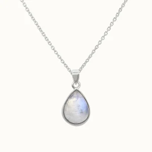 Venus Mondstein Charm Silber